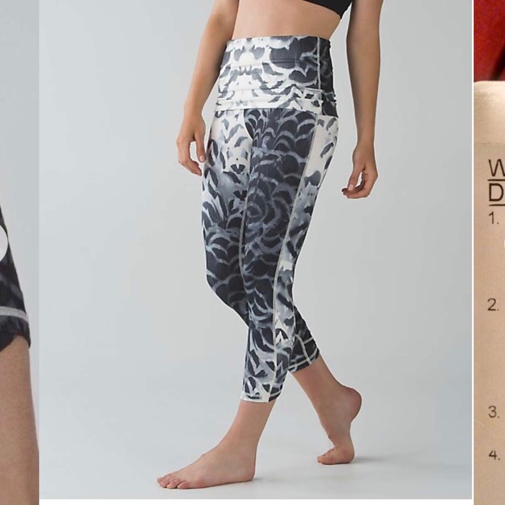 Lululemon Capri skirt  Wunder Under Pant 10